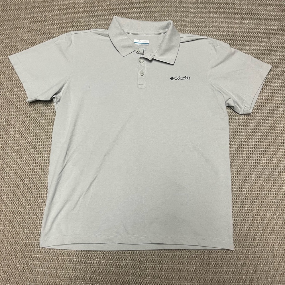 Columbia Utilizer Short Sleeve Light Grey Polo